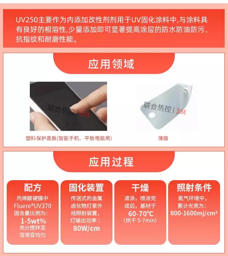 FluereUV-250涂料防污添加助劑應(yīng)用領(lǐng)域